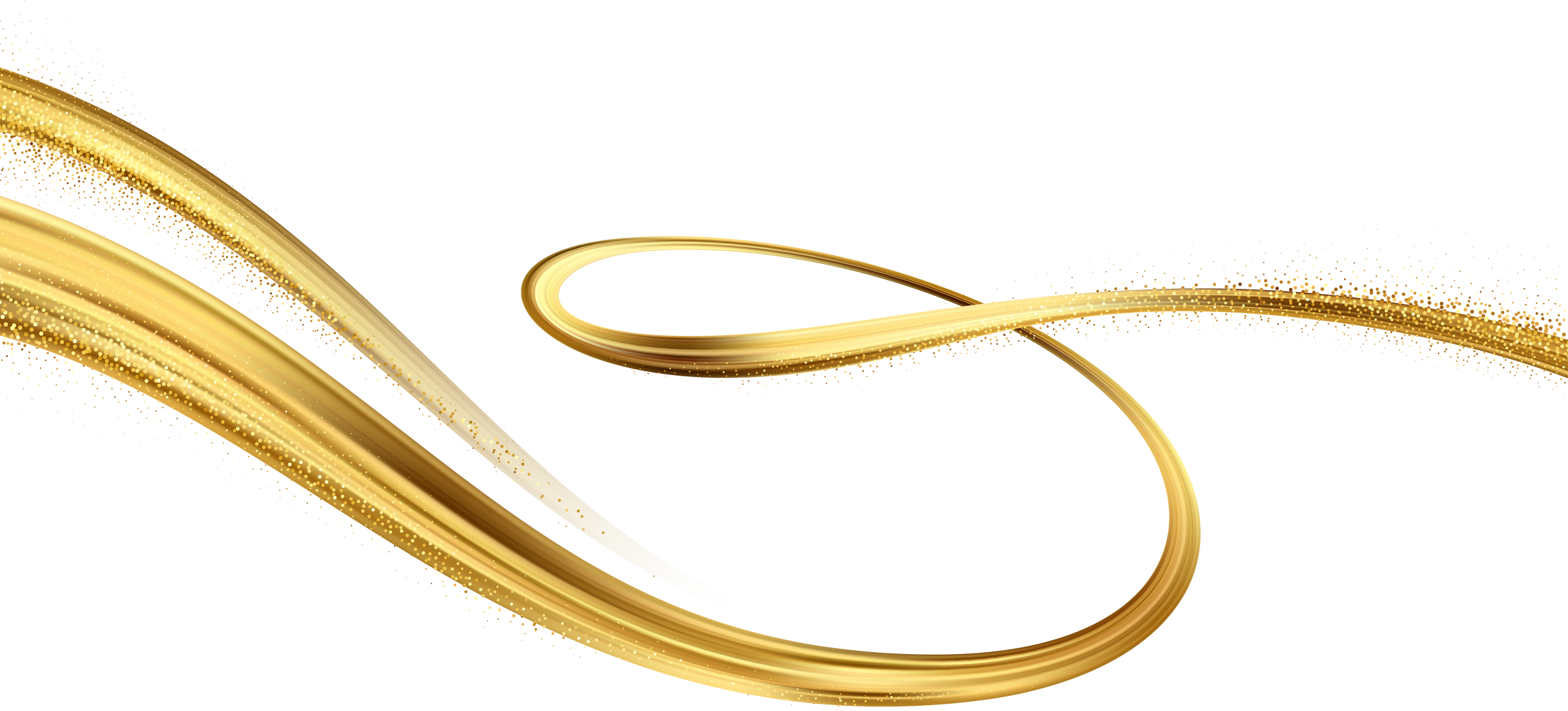 Golden Wave Illustration